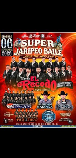 Banda recodo tickets @ pico sports arena VIP