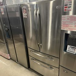 Ge 4 Door French Door Stainless Refrigerator 