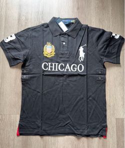 Chicago Polo Black ( Large, XLarge, XX L)