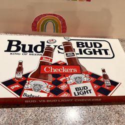 BUD VS BUD LIGHT CHECKERS GAME FOR ADULTS