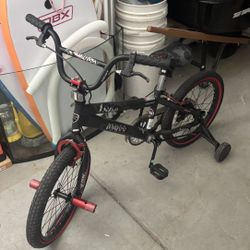 black kid bike