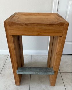 Luxury Seasonal Living Reclaimed Teak Stool / Side Table
