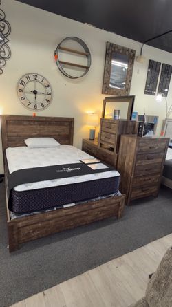 Available in all sizes-available in grey and white 4pc queen bedroom set-tall dresser not included