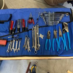 Tool Roll With New Tools. 