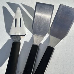 Pampered Chef Vintage Stainless Steel Pie & Dessert Server Set (Taiwan, 3-Piece)