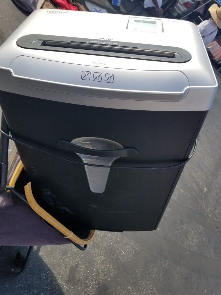 Paper Shredder From Staples $150
