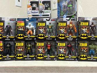 SpinMaster Batman Action Figures 4” scale