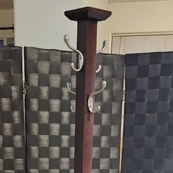 Winsome Memphis Wood Coat Hanger Umbrella Stand