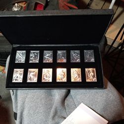 1988 Topps Gallery of Champions - Aluminum Replica Baseball Cards w/ C.O.A.