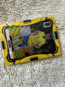2026 Panini Prizm Fifa World Cup - Estevao #87 Fluorescent Yellow Wave Prizm...