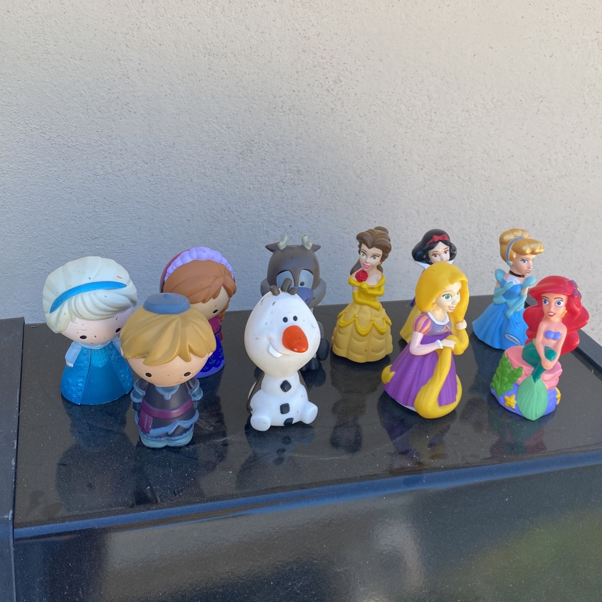 Disney Bath Toys Frozen Princess- Two Sets