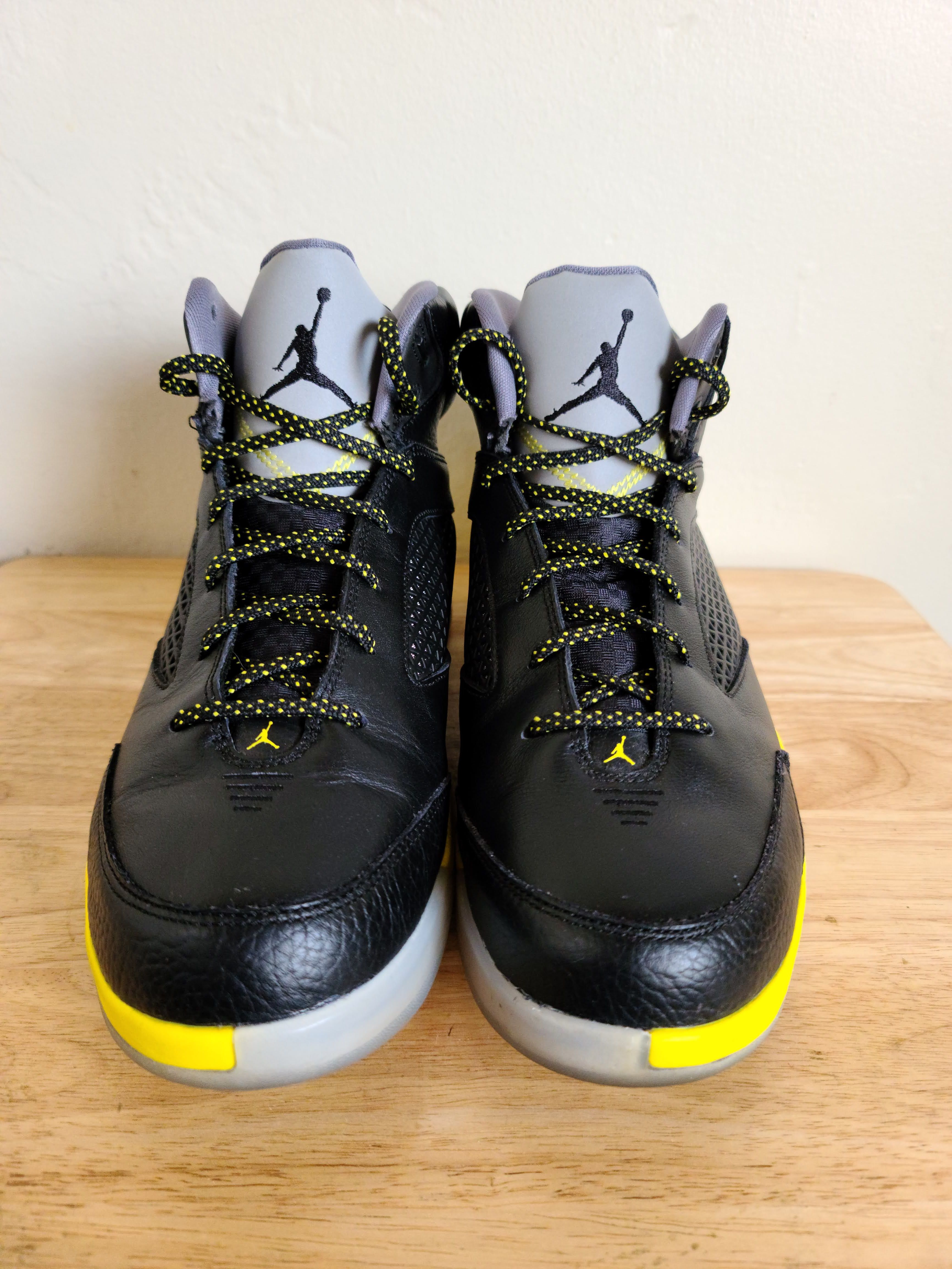 Nike Air Jordan Flight Future Remix Black Yellow Shoes 679680-070 Size 10.5 Nike Air Jordan Flight Future Remix Black Yellow Shoes  main image 2