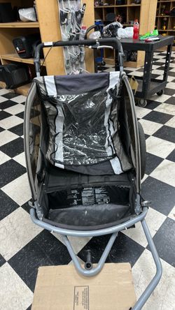 Double Bike Trailer Child Carrier