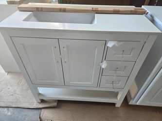 36inch Bathroom Vanity With Marble top