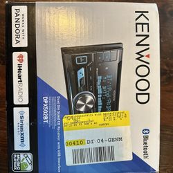 Kenwood DDIN Cd Car Reciver With Bluetooth