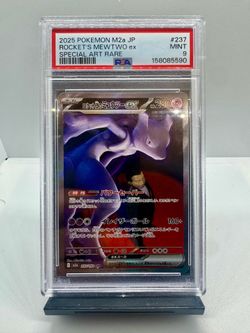 PSA 9 Team Rockets Mewtwo ex JPN