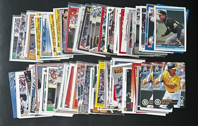 85 Mark McGwire baseball cards
