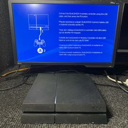 Sony PlayStation 4 PS4 500GB Console Model CUH-1215A with Cables