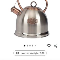 Nice Tea Kettle -new In Box