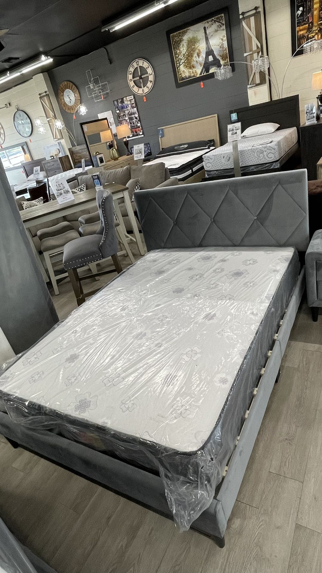 Full Bed Frame With Full Mattress