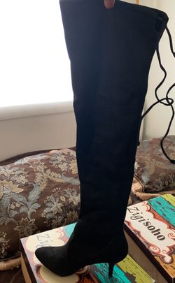 Black boots over the knee