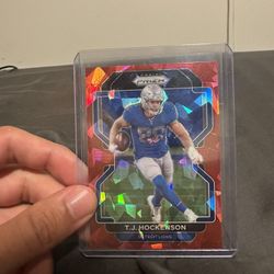 T. J. Hockenson 2021 Panini Prizm Football Red