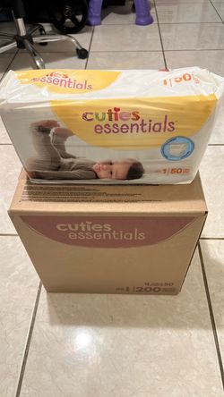 Cuties Diapers, Size 1, 8-14 Pounds, 200 Count