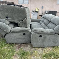 3 Pc Couch , Love Seat, Recliner