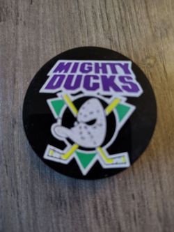 Mighty Ducks Hockey Puck