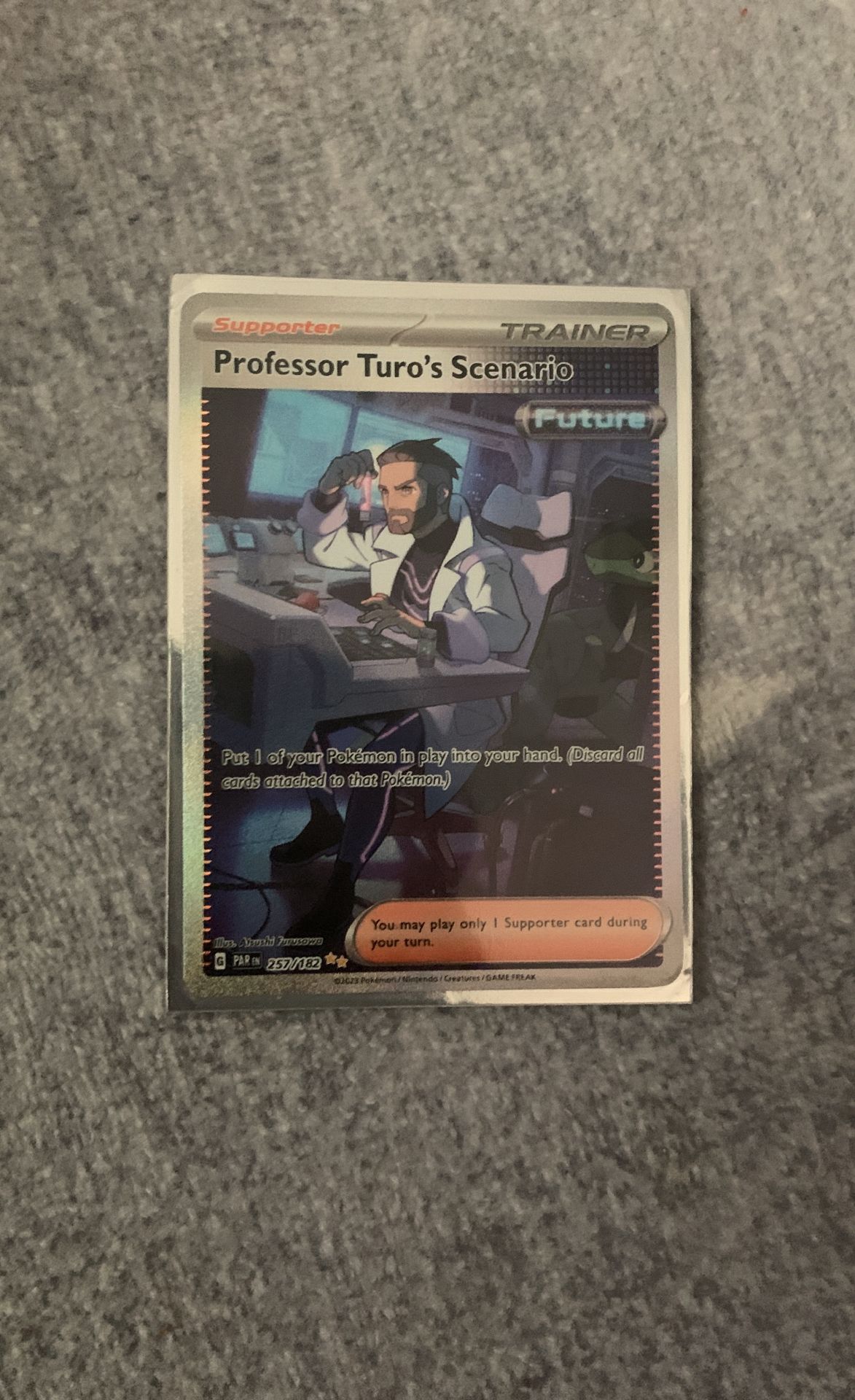 Professor Turo’s Scenario Pokemon Card