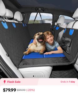 Back Seat Extender with Dog For Sale!!!!!