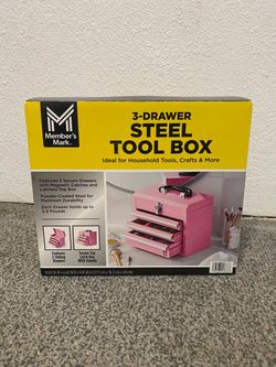 pink steel tool box