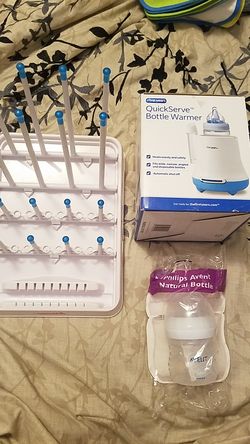 Bottle Warmer, Drying Rack, New 4oz Avent Natural Bottle