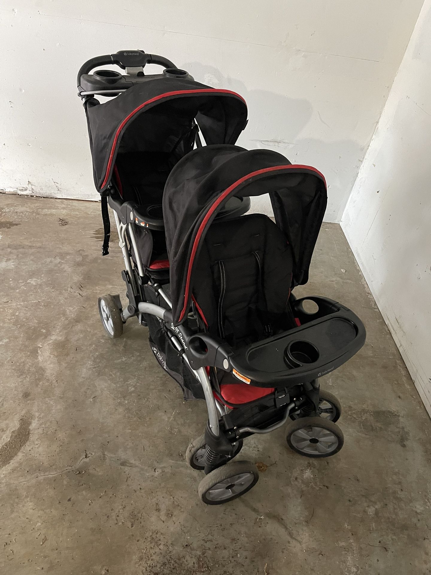 Sit And Stand Double Stroller