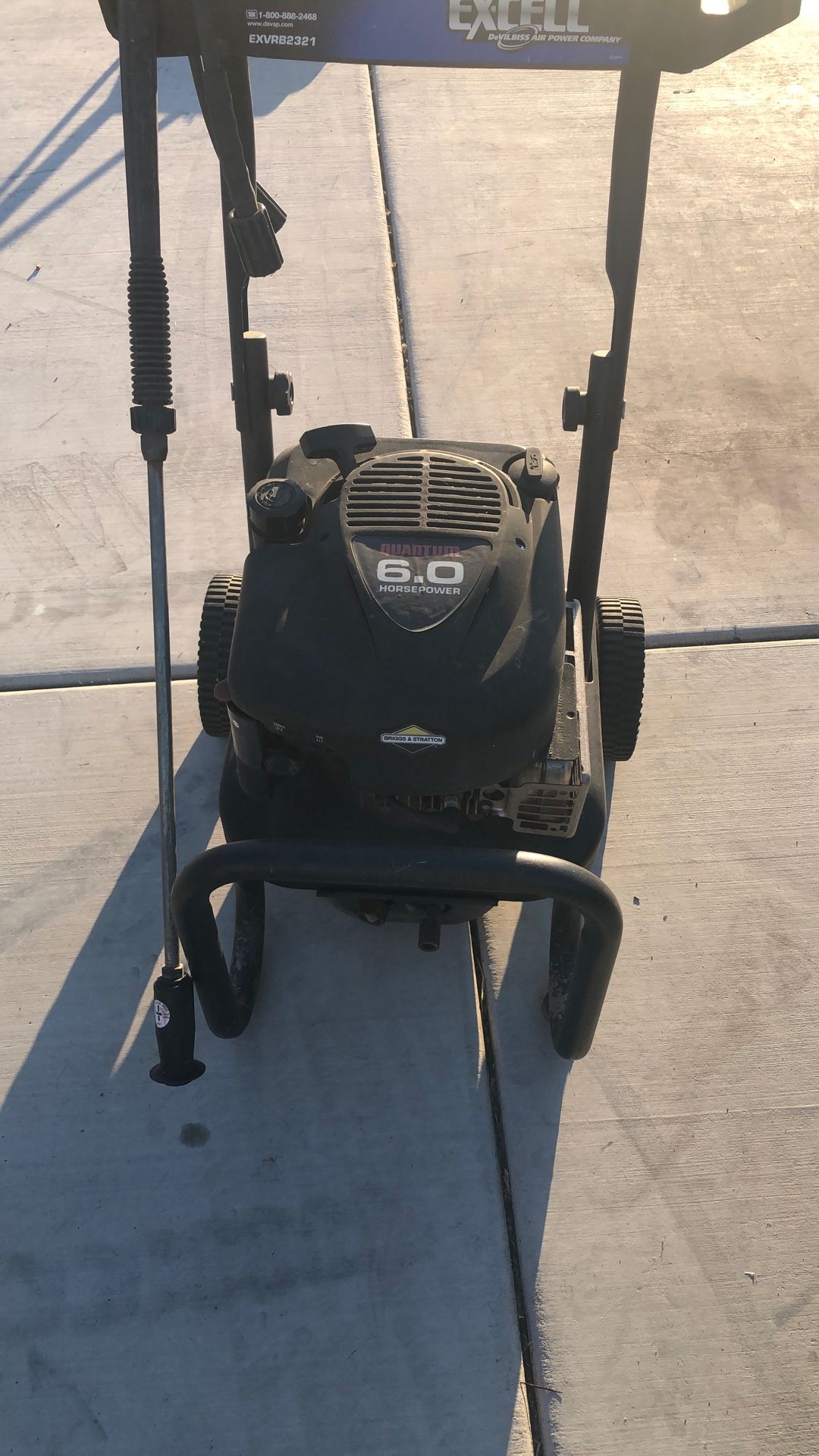 Excel 2300 psi pressure washer