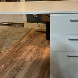 Modern Design Milano Office Desk With Drawer Unit