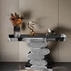 Modern Crystal console table 🪞🖤✨