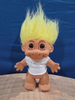 Vintage 1990's Russ Berrie Troll 8" Doll
