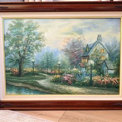 Several Framed Canvas Wall Art - Original