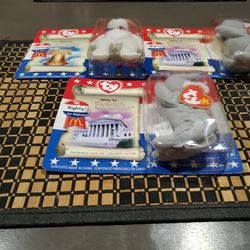 2 TY MCDONALD BEANIE BAIES MINT CONDITION