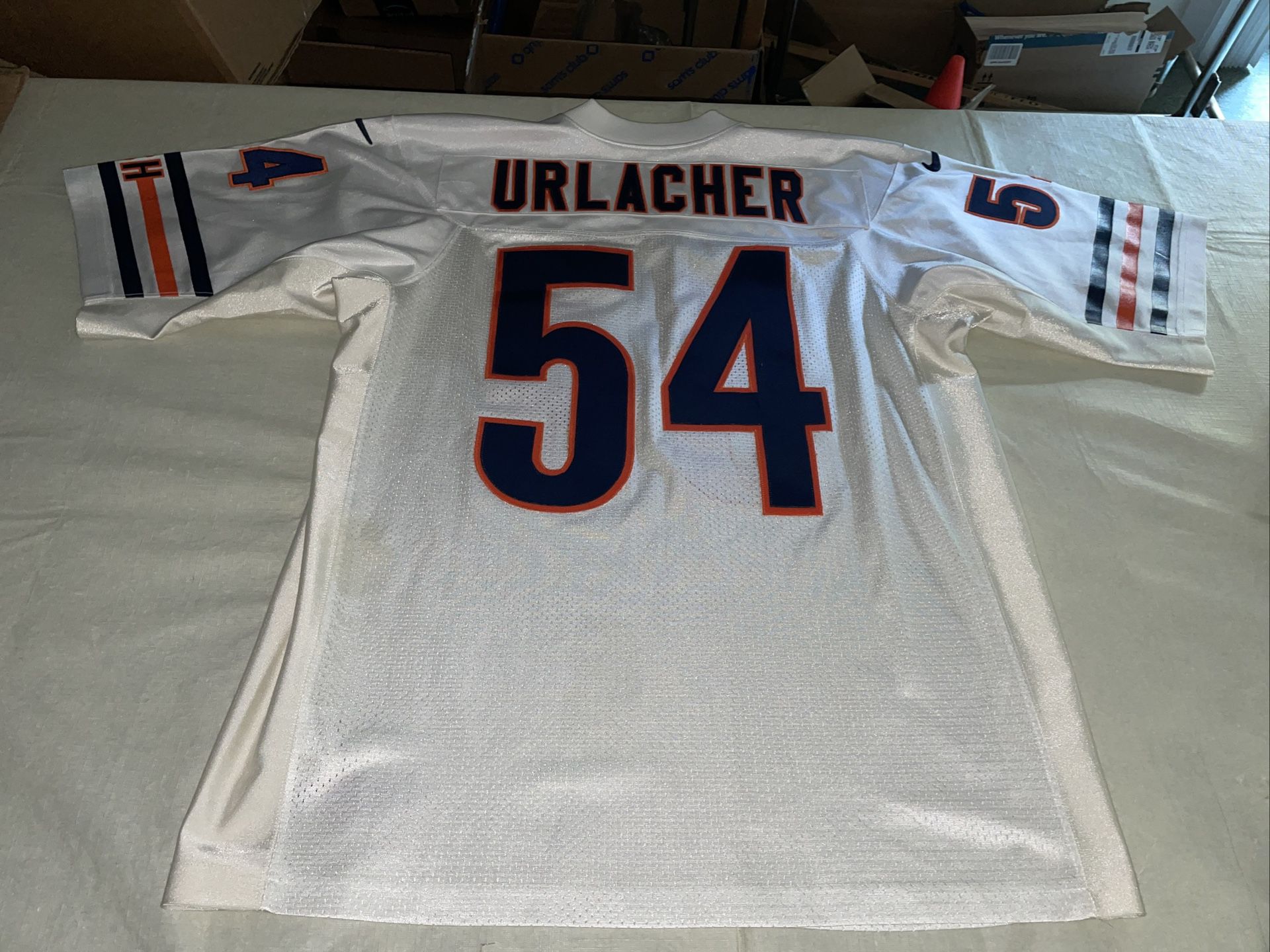 Brian Urlacher Authentic Nike 48 Man Pro Chicago Bears Jersey Clean White  2000 for Sale in Rochester, MI - OfferUp