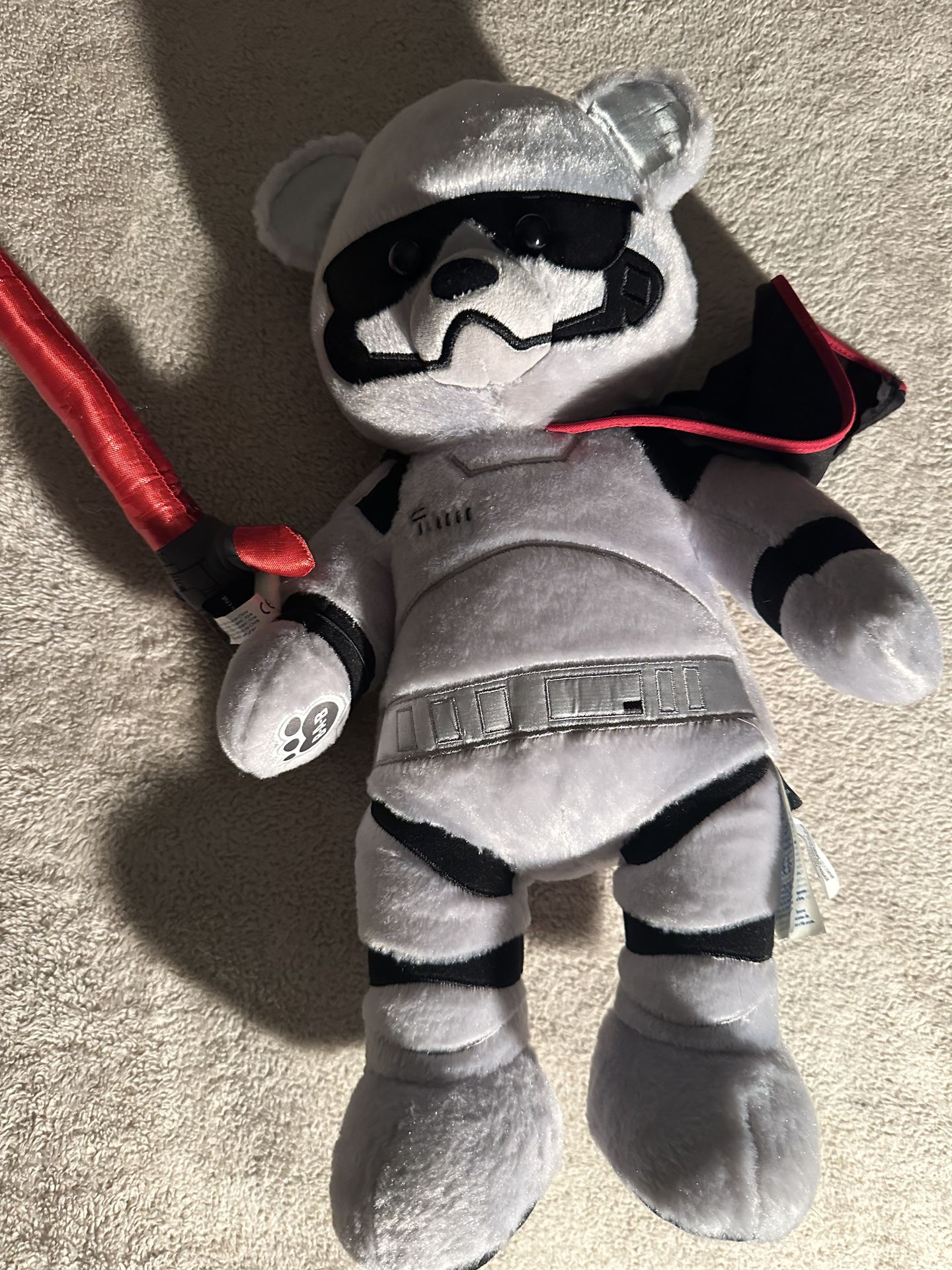 *Build-A-Bear Workshop Star Wars Captain Phasma 17” plush w/ sward & cape. Released in 2017