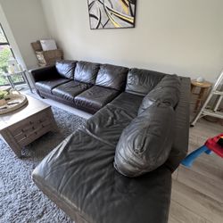 Expensive Leather Couch 