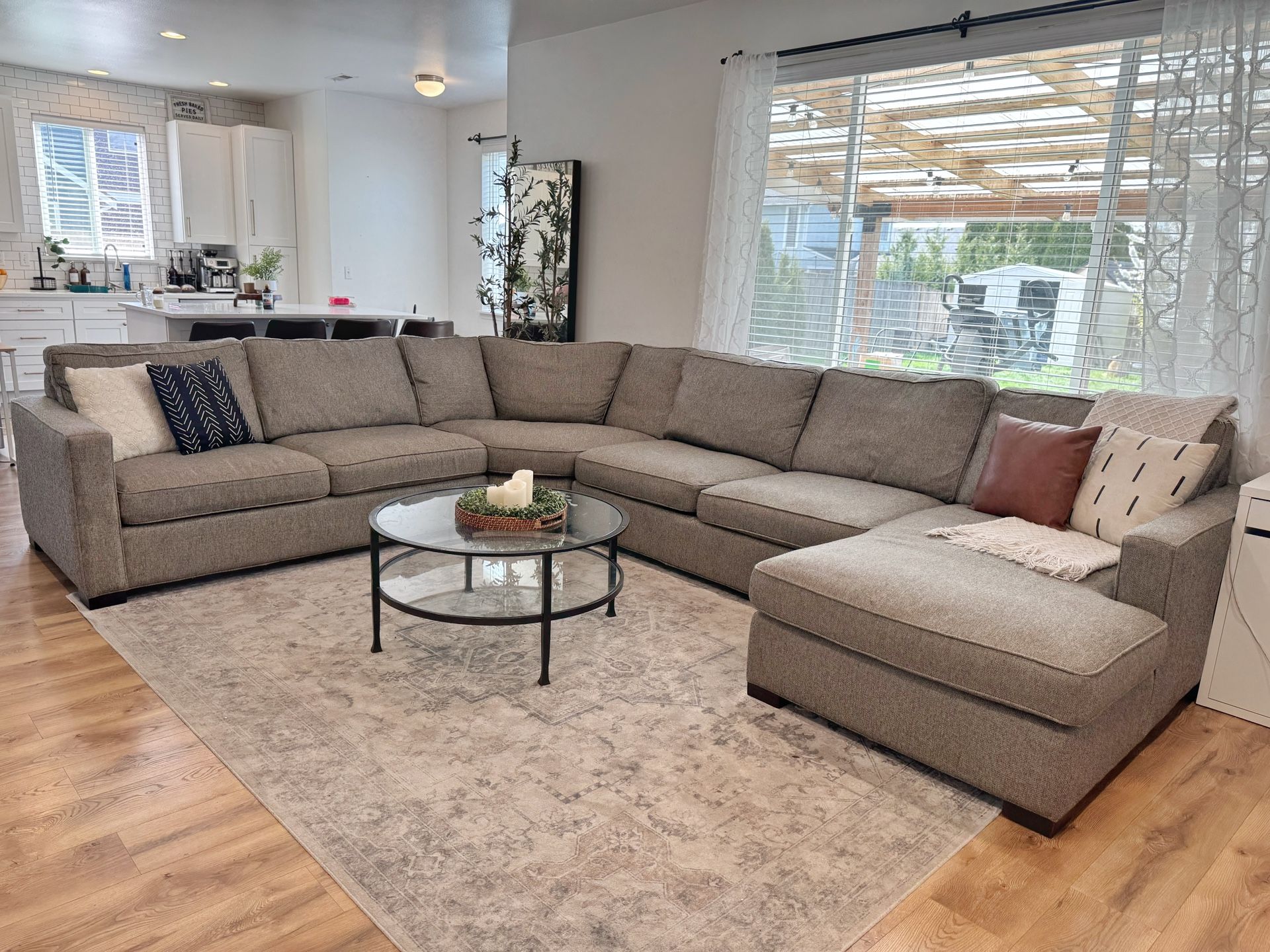 Room & Board Metro Down Filled Sectional Couch