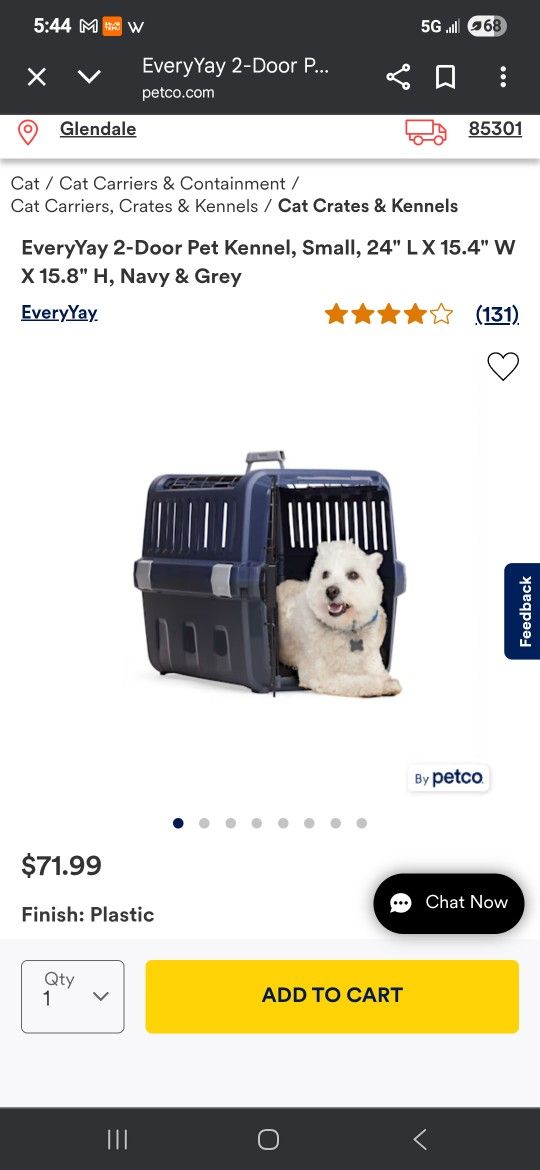 EveryYay Small Dog Kennel