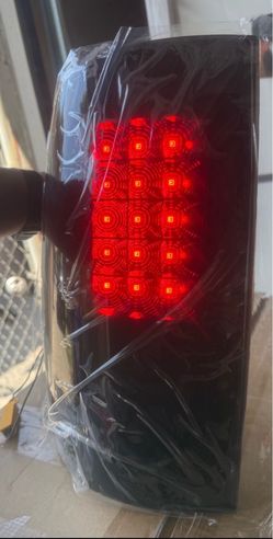 09-18 Dodge Ram Black Smoke LED Tail Lights