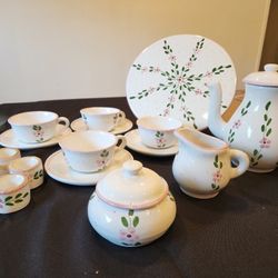 Hand Painted Tea Set