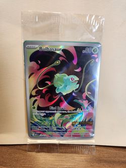 bulbasaur with mega evolutions stamp
