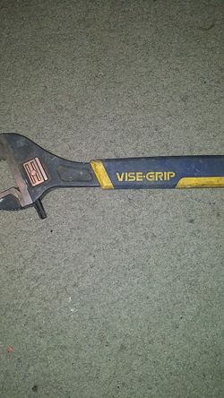 Vise grip crescent wrench heavy duty