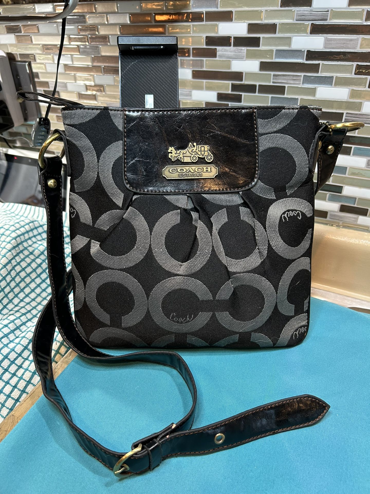 Vintage Coach Crossbody Bag. In pristine condition. 10” x 10”